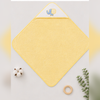 Babiano Soft & Absorbent Elephant Baby Hooded Towel – Yellow