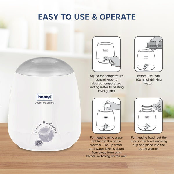 2 in 1 Multifunctional Baby Bottle & Food Warmer