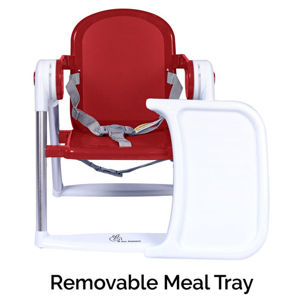 R For Rabbit Booster Chair Jelly Bean Booster Chair Red