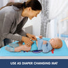 Hopop Air Filled Multipurpose Waterproof Massage Mat - Plane White