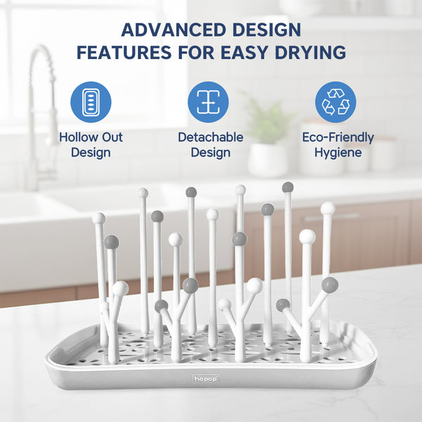 Hopop Portable & Compact Baby Bottle Drying Rack