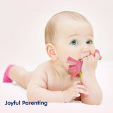 Hopop Giraffe Silicone Teether- Assorted - Assorted Colour