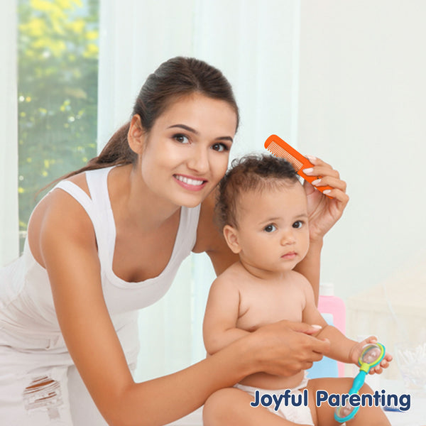Hopop Rounded Teeth Edge Easy Grip Baby Hair Comb – Gentle & Safe