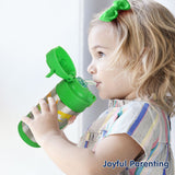 Hopop Insulated Stainless Steel Sipper With Straw - Alligator 300ML