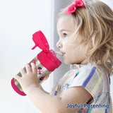 Hopop Insulated Stainless Steel Sipper With Straw - Lady Bug 300ML