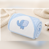 Babiano Soft & Absorbent Elephant Baby Hooded Towel – Blue