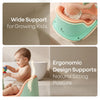 R for Rabbit Fun Time Cozy 2 in 1 6M+ Up to 15kg Baby Bath Seat– Peach Mint