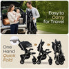 R for Rabbit Chocolate Ride Baby Stroller 0–3Y – Black Grey