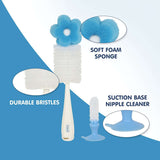 Hopop Bottle & Nipple Cleaning Sponge Brush One Size – Green