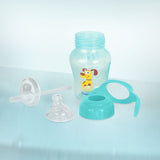 Hopop Spill-Proof Sipper Cup with Spout & Straw 210 ml Blue