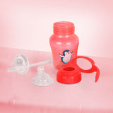 Hopop Baby Sipper Cup Spill-Proof with Spout & Straw 210ml – Red