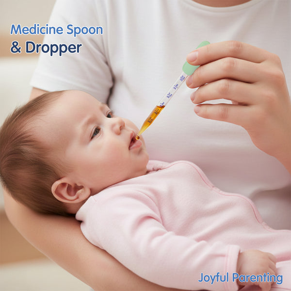 Hopop Medicine Spoon & Dropper - Blue