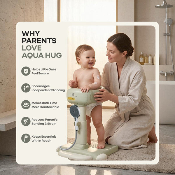R for Rabbit Fun Time Aqua Hug 9–36M Up to 20kg Baby Bath Stand – Grecian Green