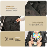 R for Rabbit Chocolate Ride Baby Stroller 0–3Y – Black Multi