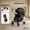 R for Rabbit Chocolate Ride Baby Stroller 0–3Y – Black Grey