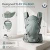 R for Rabbit Solo Wrap Comfy 5-in-1 Baby Carrier 4–36M Up to 20kg – Light Sage Green