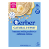 Gerber Probiotic Cereal Oatmeal Banana Infant Cereal – 8+ Months