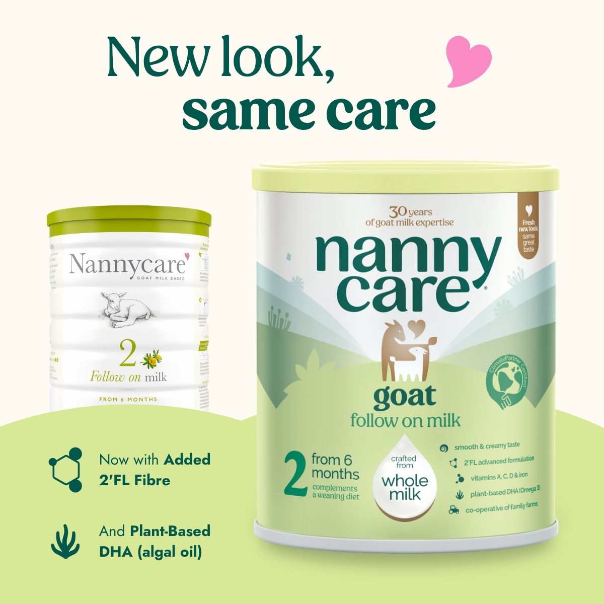 Nannycare Follow On Goat Milk Formula Stage 2 800g