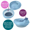 B Box Fill Plus Feed Silicone Feeding Pouch - Lullaby Blue