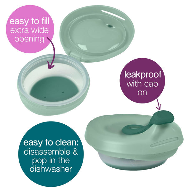 B Box Fill Plus Feed Silicone Feeding Pouch - Sage Green