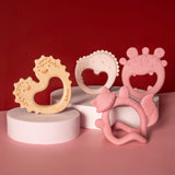 B Box Trio Teether - Blush Pink