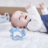 B Box Silicone Wrist Teether Fox - Lullaby Blue