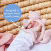 B Box Silicone Wrist Teether Fox - Sage Green