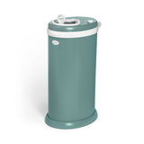 Ubbi Stainless Steel Diaper Pail with Child Safety Lock - Open Water