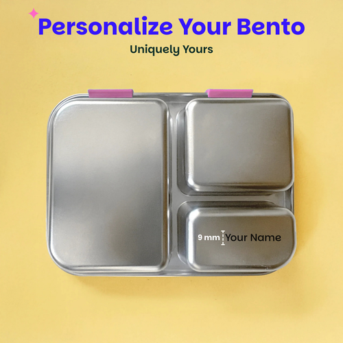 Basil Bento Neo 3-Compartment Lunchbox 1000 ml Pixie Dash