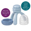B Box Silicone Fresh Food Feeder - Lullaby Blue