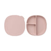 B Box Silicone Plate Pink Lid With Suction Base - Blush Pink