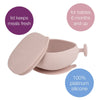 B Box Silicone Bowl Plus Lid With Suction Base - Blush Pink