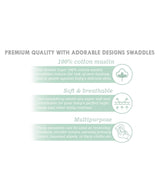 Abracadabra Cotton Muslin Swaddles Set of 3 – Savanna