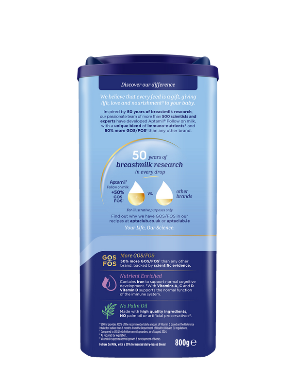 Aptamil Follow On Milk Stage 2 – 6–12 Months, 800g