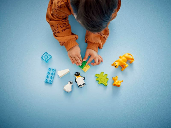 Lego DUPLO®Wild Animal Families: Penguins & Lions - 2+