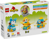 LEGO DUPLO 3in1 Animals on Wheels 58 Pieces Multicolour