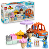 Lego DUPLO® Bluey Ice Cream Trip with Bluey Toddler Toy 10458 - 2+