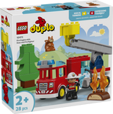 LEGO Duplo Town Fire Truck with Hose and Firefighter 10473 - 2+