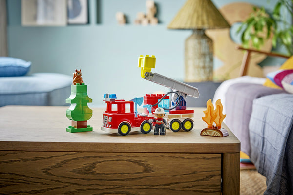 LEGO Duplo Town Fire Truck with Hose and Firefighter 10473