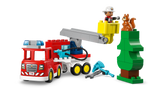 LEGO Duplo Town Fire Truck with Hose and Firefighter 10473 - 2+