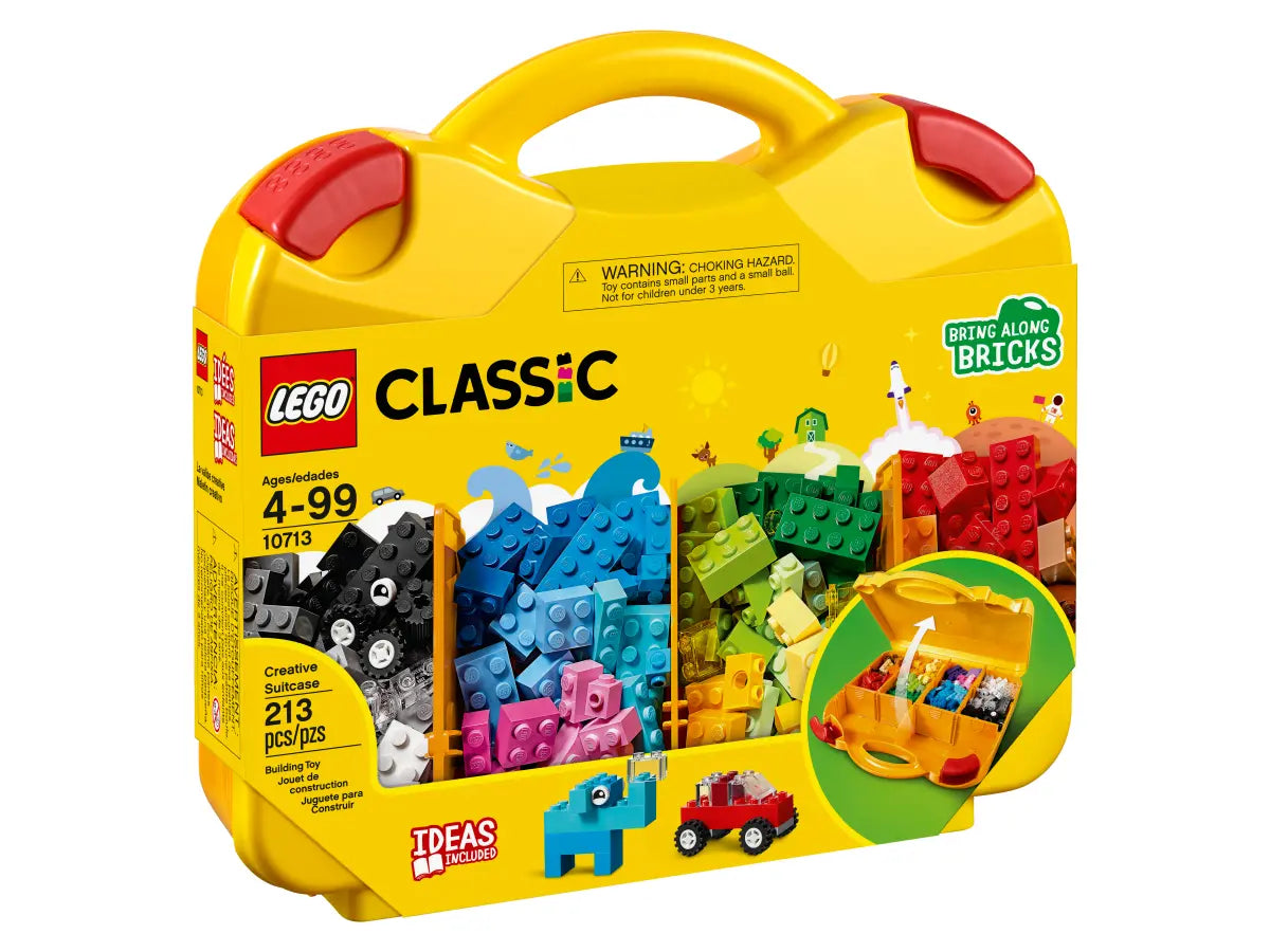 LEGO Classic Creative Suitcase 213 Pieces Yellow