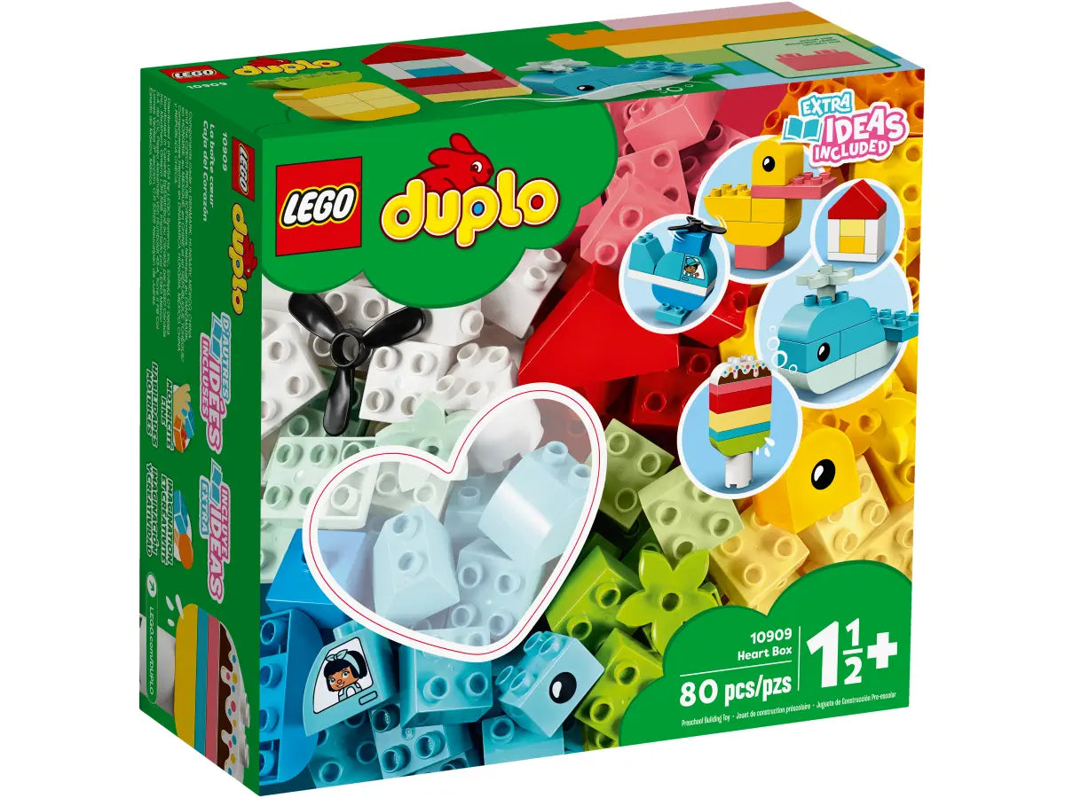 LEGO Duplo Heart Box 80Pcs 1.5+ 80Pcs 10909
