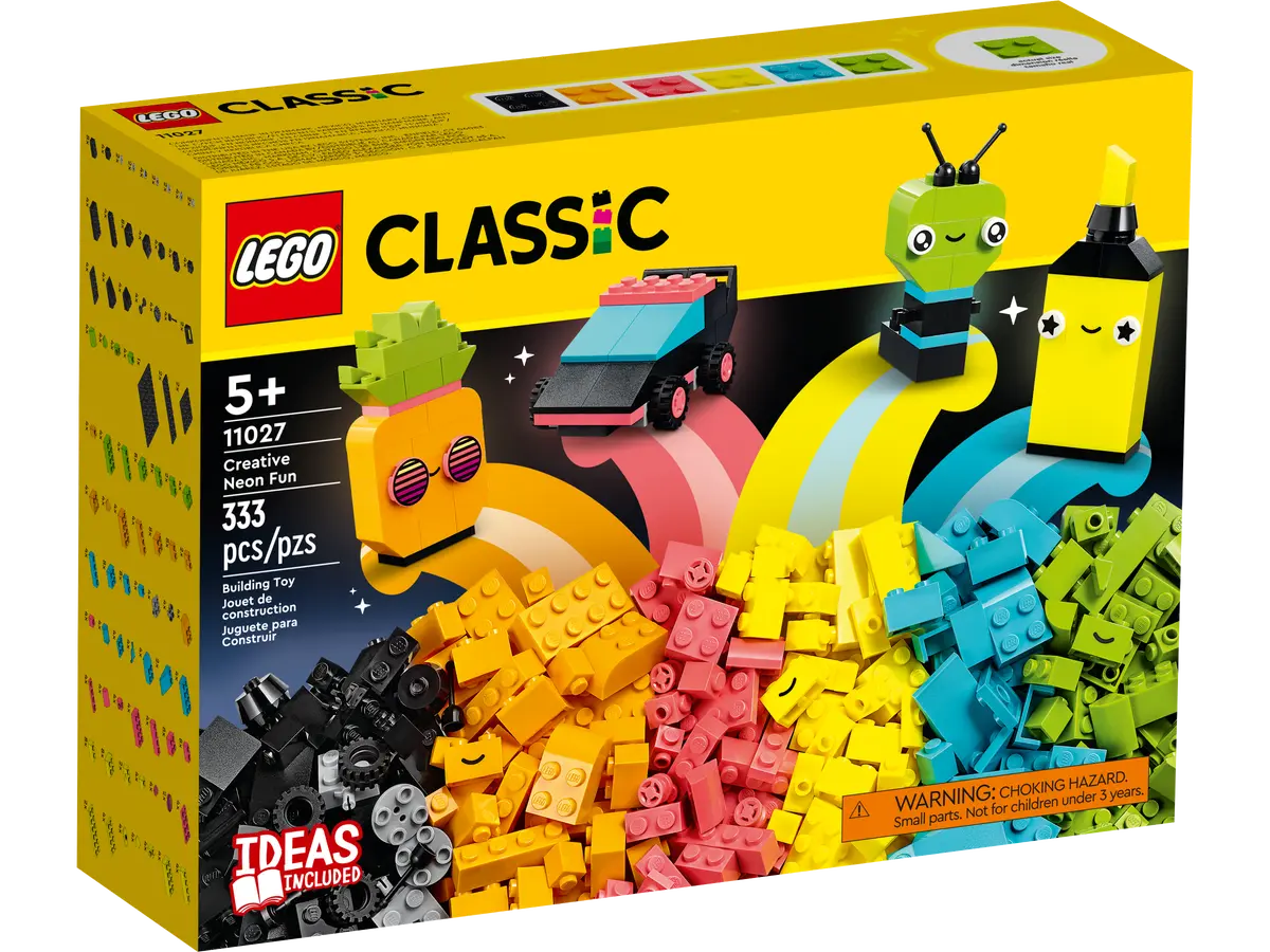 Lego Classic 11027 Creative Neon Fun 5+