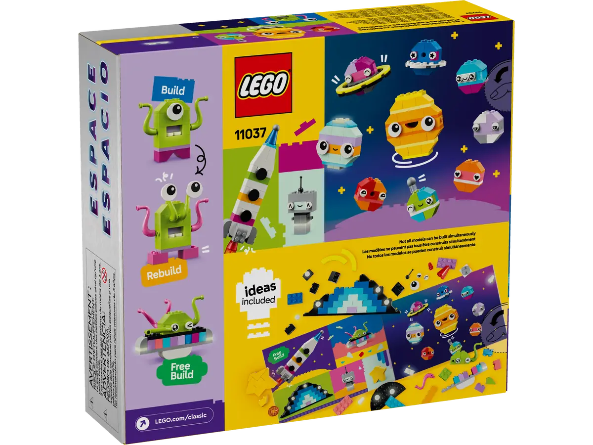 LEGO Classic Creative Space Planets 450 Pieces Multicolour