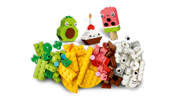 Lego Classic Creative Food Friends Imaginative Pretend-Play Toy 11039 Building Kit (150 Pieces)
