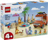 LEGO® Bluey: Bluey’s Beach & Family Car Trip, Preschool Toy Building Kit 11202 -4+