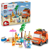 LEGO® Bluey: Bluey’s Beach & Family Car Trip, Preschool Toy Building Kit 11202 -4+