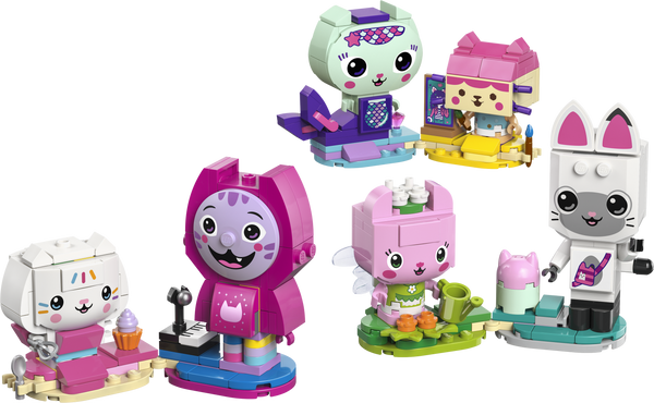 LEGO Gabby’s Dollhouse Gabby’s Brick-Built Cat Friends 11215