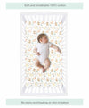 Abracadabra Flat Sheet (Set Of 2) - Bambi & Friends