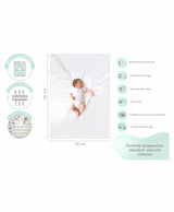 Abracadabra Bambi & Friends Cotton Flat Cot Bedsheets – Pack of 2